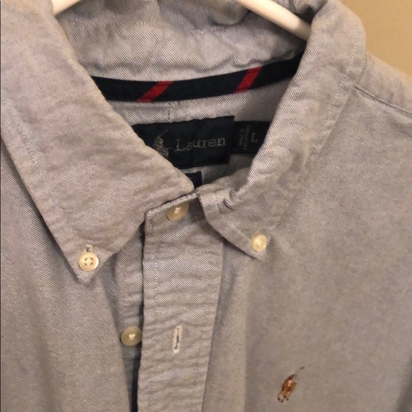 Long sleeve polo button down - Picture 2 of 2